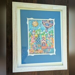 Colorful Framed Art Print: Frame 22 3/4" X 18 1/2"